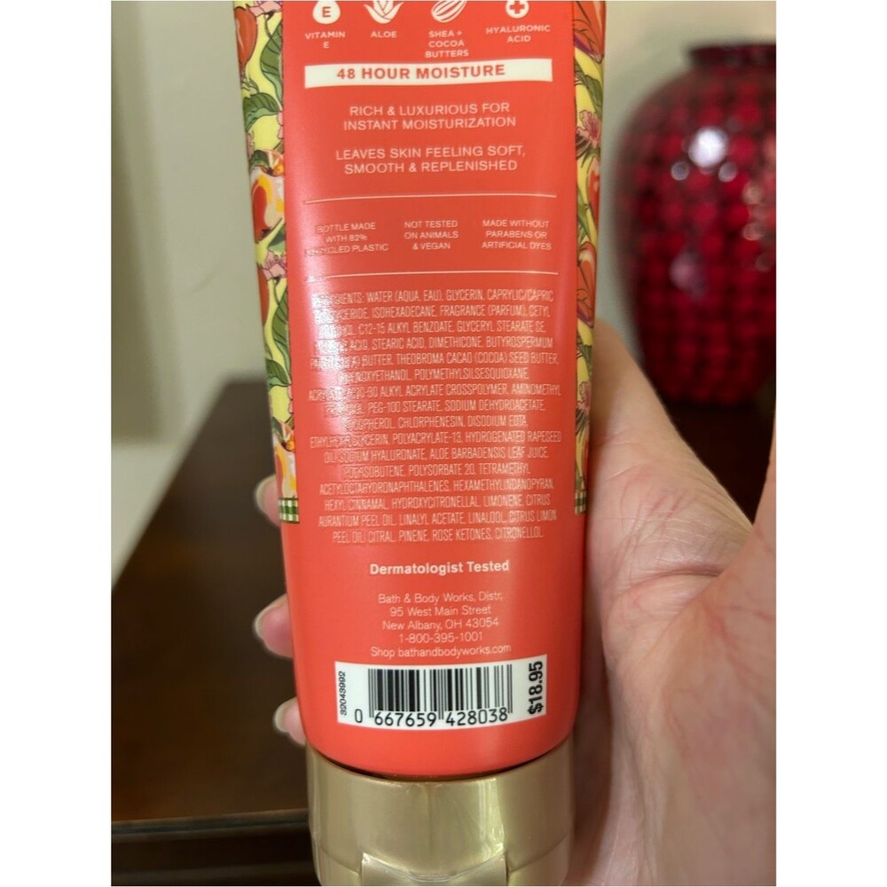 Vera Bradley x Bath & Body Works Peach Blossom & Nectar Hydration Body Cream - Picture 6 of 12